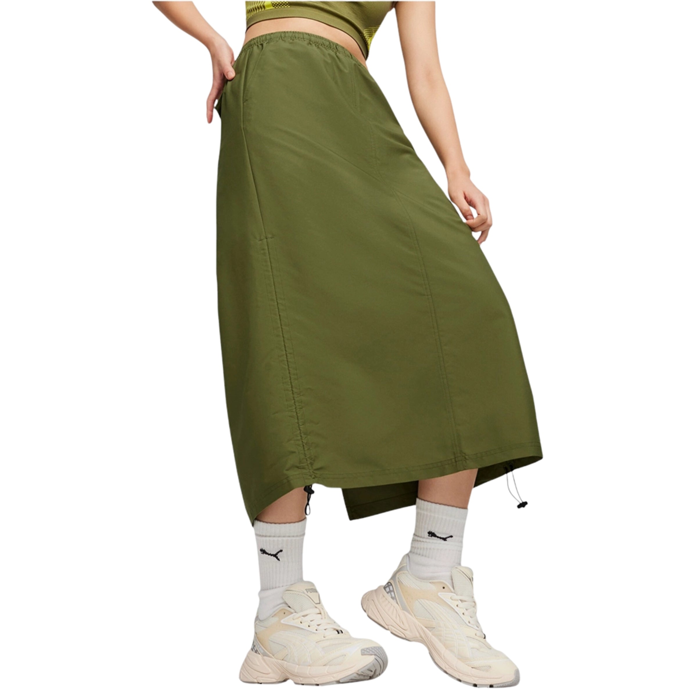 Puma Skirt Dare To Midi Olive